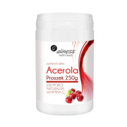 Acerola Proszek 250 g - naturalna witamina C Aliness suplement diety