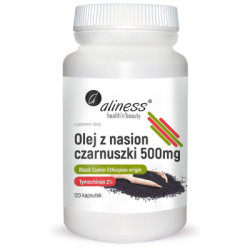 Olej z nasion czarnuszki 500 mg x 120 kapsułek Aliness