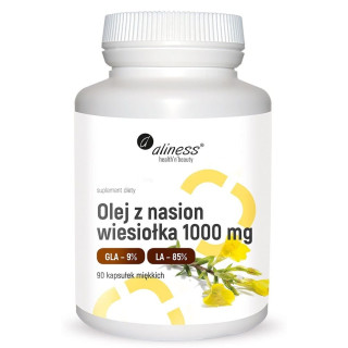 Olej z nasion wiesiołka 9 1000 mg x 90 kapsułek suplement diety