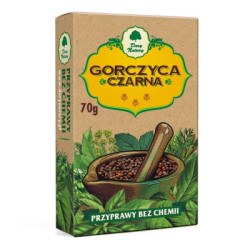 Gorczyca CZARNA Dary Natury przyprawa bez chemii 70 g