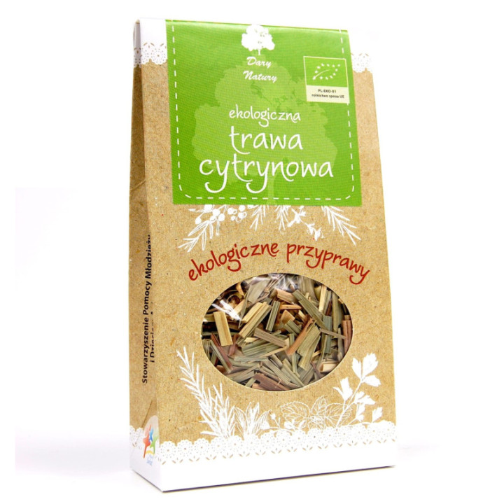 BIO trawa cytrynowa Dary Natury ekologiczna 20 g