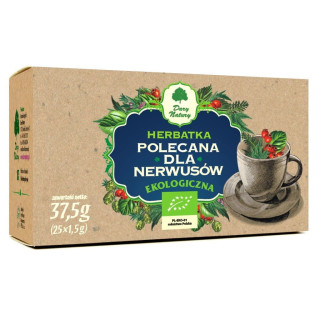 BIO Herbatka dla nerwusów w saszetkach 25 x 1,5 grama Dary Natury 37,5 g