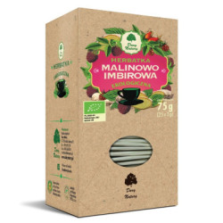 BIO Herbatka malinowo-imbirowa w saszetkach 25 x 3 g (75 g)