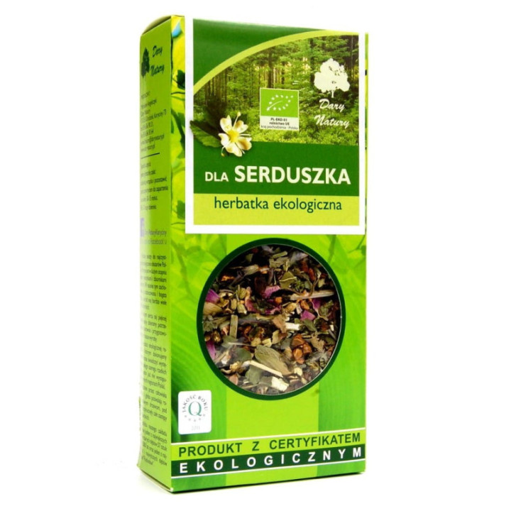 BIO Herbatka dla serduszka 50 g Dary Natury