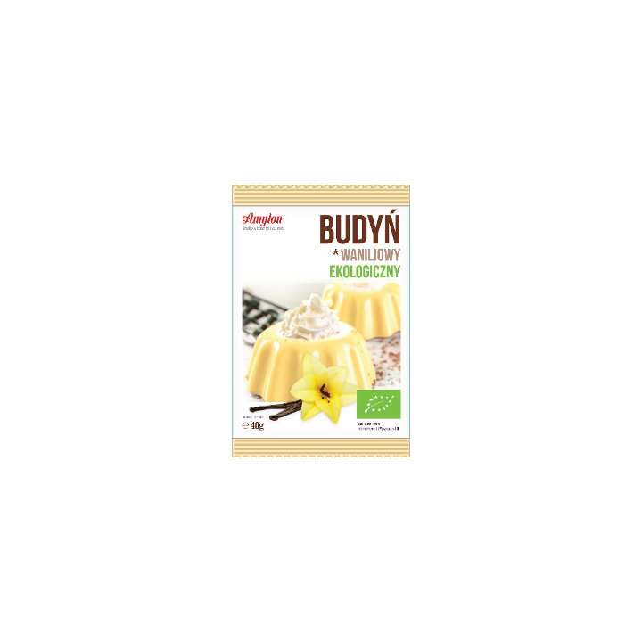 BIO Budyń waniliowy bezglutenowy Amylon 40 g