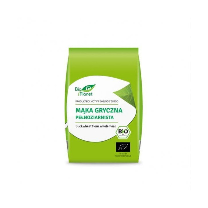 BIO Mąka Gryczana pełnoziarnista BIO Planet 500 g