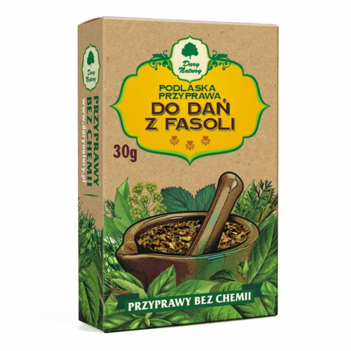 Podlaska przyprawa do dań z fasoli Dary Natury 30 g