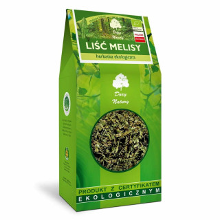 BIO liść melisy herbatka ekologiczna Dary Natury 100 g