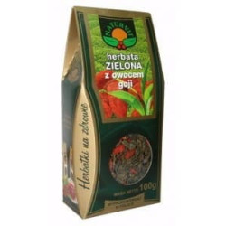 Herbata zielona Z OWOCAMI JAGODY GOJI 100 g - Natura Wita