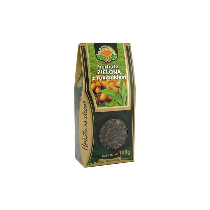 Herbata ZIELONA Z ROKITNIKIEM 100 g - Natura Wita