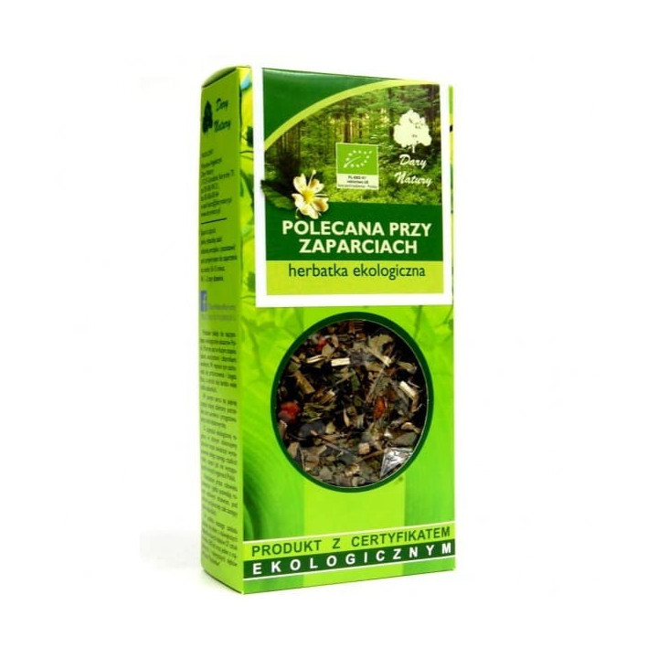 BIO Herbatka polecana przy zaparciach Dary Natury 50 g