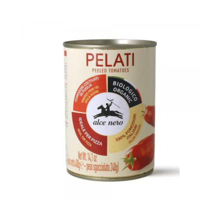 BIO Pomidory Pelati bez skóry w puszce Alce Nero 400 g