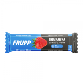 Baton truskawkowy liofilizowany bezglutenowy Frupp 10 g