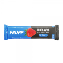 Baton truskawkowy liofilizowany bezglutenowy Frupp 10 g
