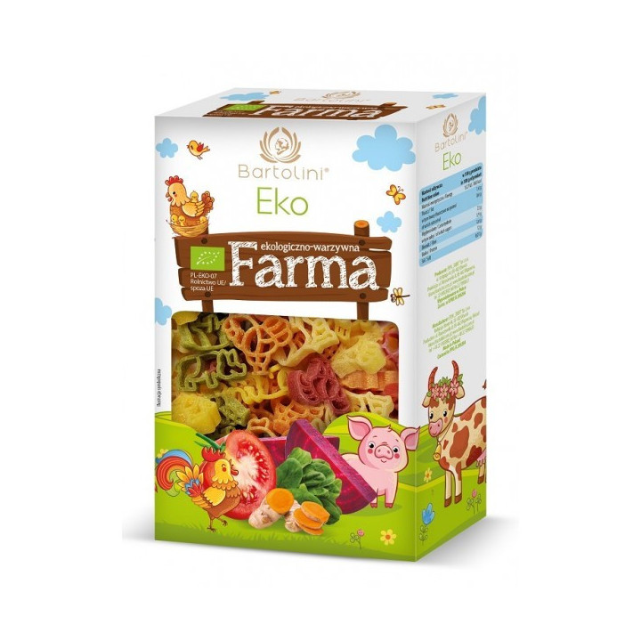 BIO Makaron Kids dla dzieci Zwierzęta Farma 250 g