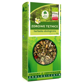 BIO Herbatka ZDROWE TĘTNICE polecana przy miażdżycy 50 g Dary Natury