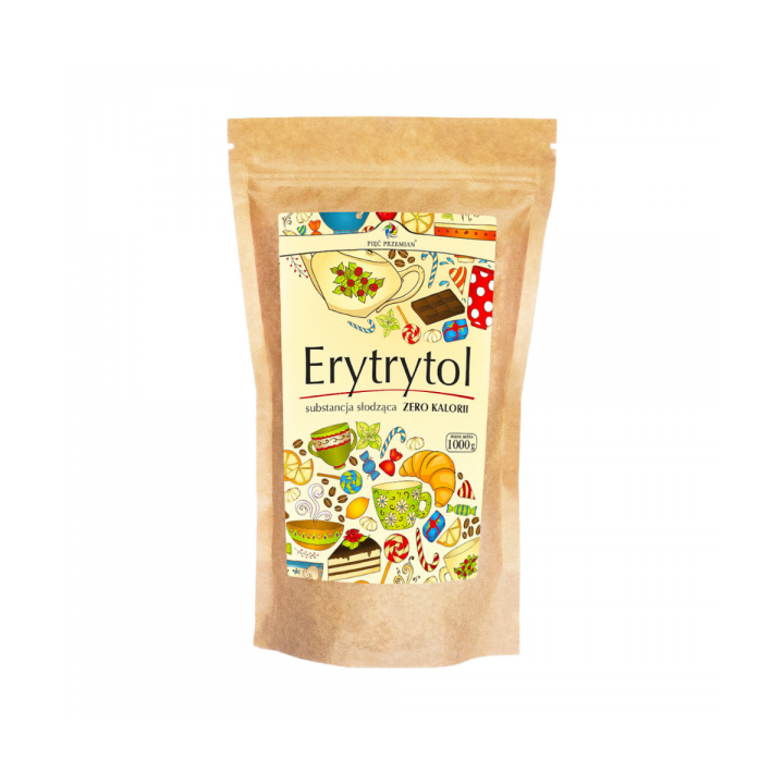 Erytrytol Pięć Przemian 1 kg substancja słodząca zero kalorii