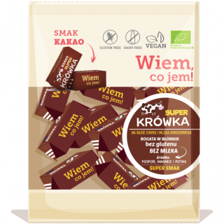 BIO krówki kakaowe bezglutenowe - 150 g - Super Krówka
