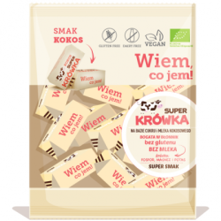 BIO krówki kokosowe bezglutenowe - 150 g - Super Krówka