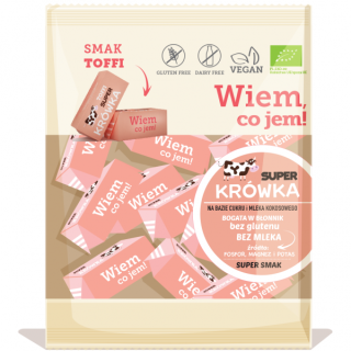 BIO KRÓWKI O SMAKU TOFFI BEZGLUTENOWE 150 g - SUPER KRÓWKA