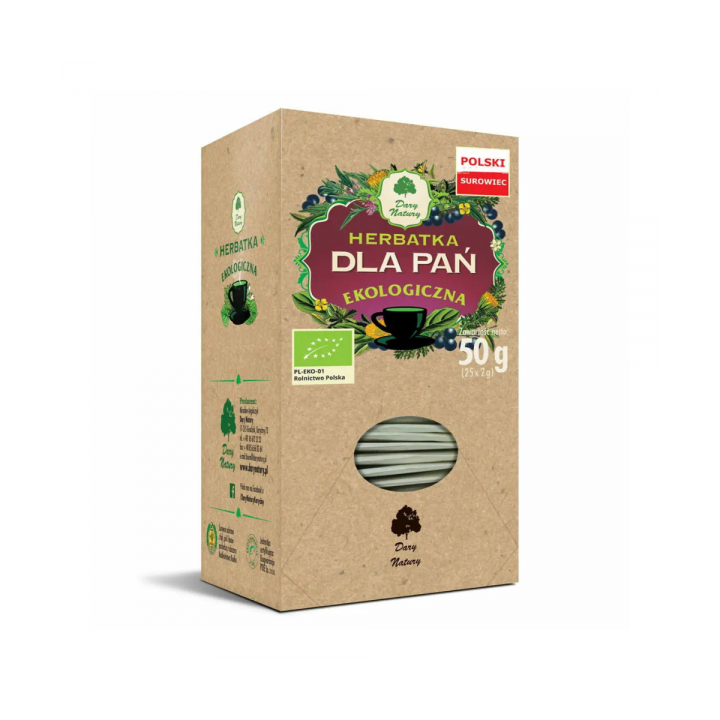 BIO Herbatka dla pań Dary Natury w saszetkach (25x2g) 50 g