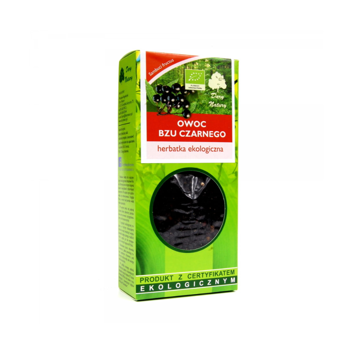 BIO owoc czarnego bzu Dary Natury 100 g