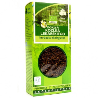 BIO korzeń kozłka lekarskiego herbatka ekologiczna Dary Natury 100 g