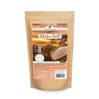 Mąka TEFF bezglutenowa Pięć Przemian 500 g