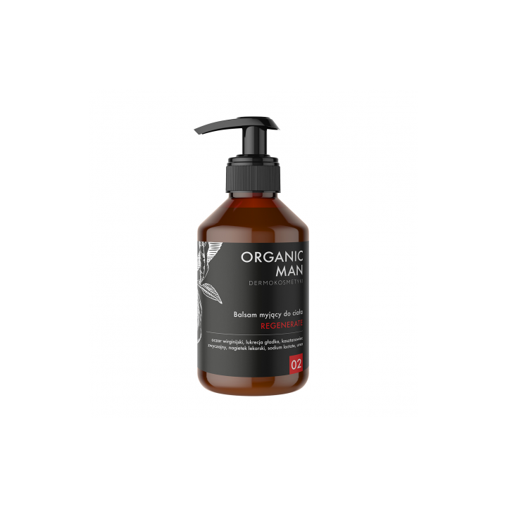 MYJĄCY Balsam botaniczny do ciała regenerujący dla mężczyzn Organic Man 250 g