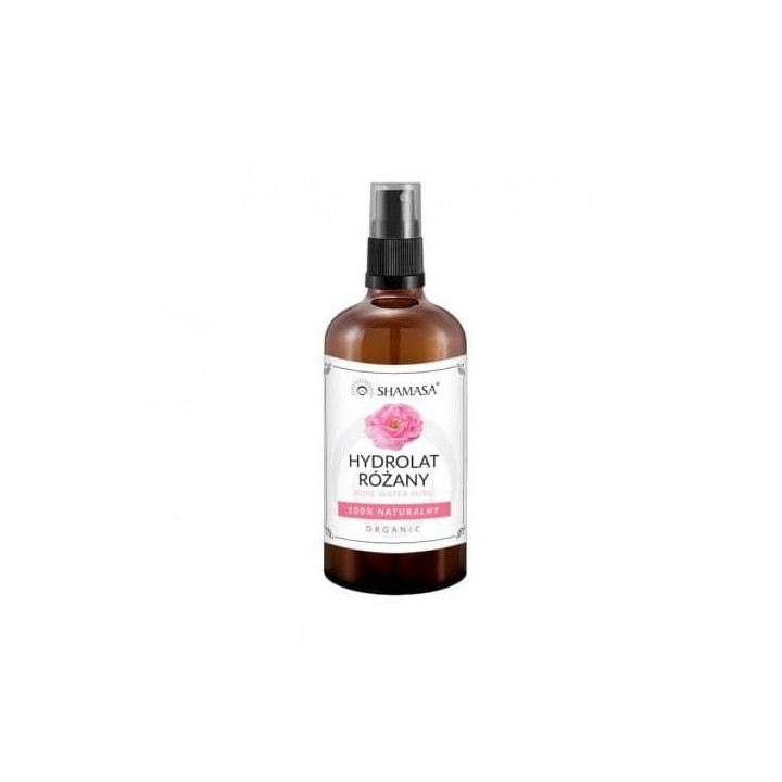 Woda różana - hydrolat naturalny ORGANIC Shamasa 100 ml