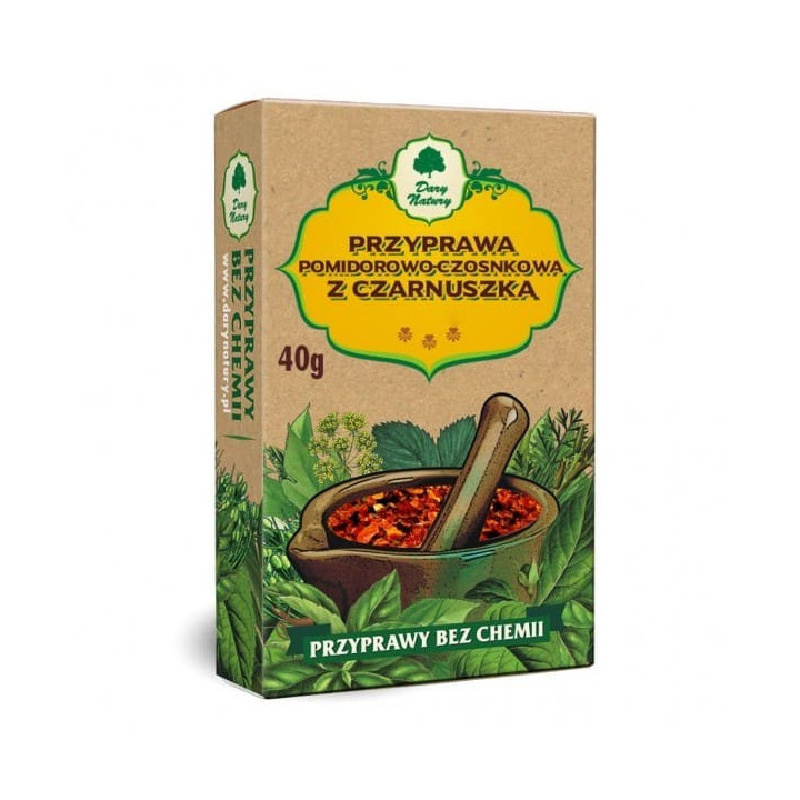Przyprawa POMIDOROWO - CZOSNKOWA z czarnuszką 40 g