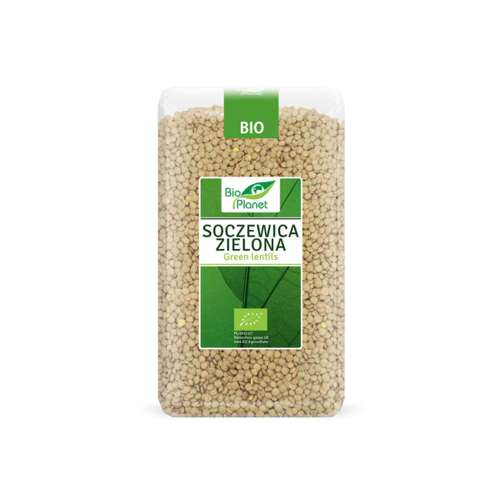 BIO soczewica zielona BIO Planet 1 kg