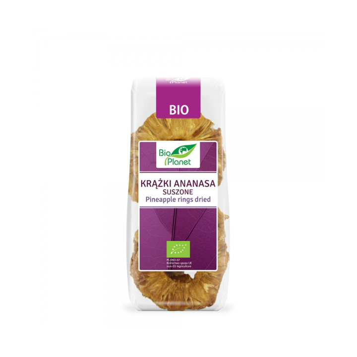 BIO krążki ananasa BIO Planet 100 g