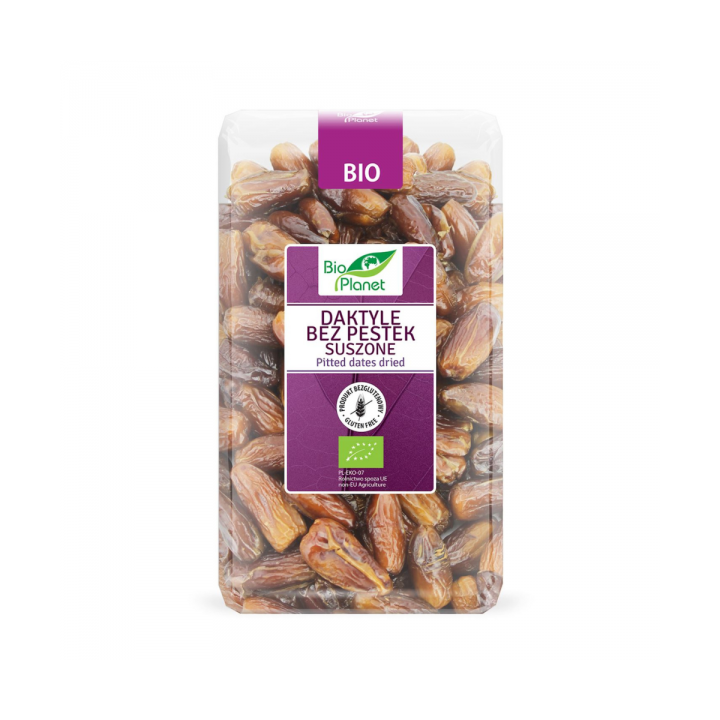 BIO daktyle suszone bez pestek BIO Planet 1 kg
