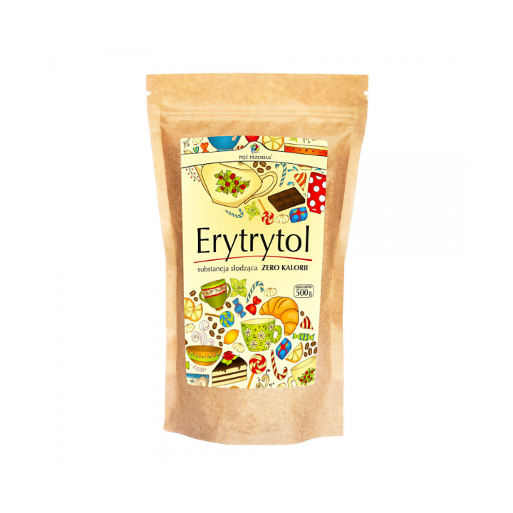 Erytrytol Pięć Przemian substancja słodząca zero kalorii 500 g