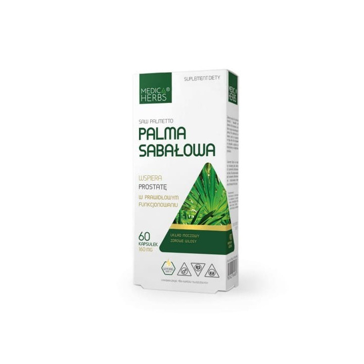 PALMA SABAŁOWA-SAW PALMETTO 60 kapsułek Medica Herbs suplement diety