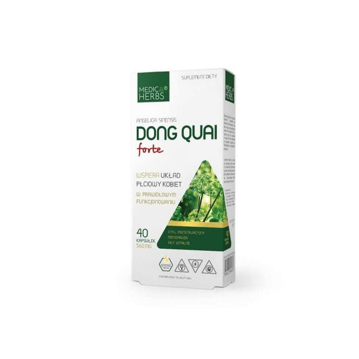 DONG QUAI Forte EKSTRAKT 40 kapsułek Medica Herbs suplement diety