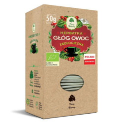 BIO owoc głogu herbatka 25 saszetek Dary Natury 50 g