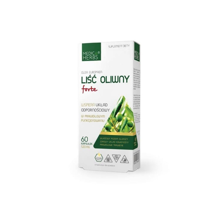 Liść oliwny Forte Medica Herbs 60 kapsułek suplement diety