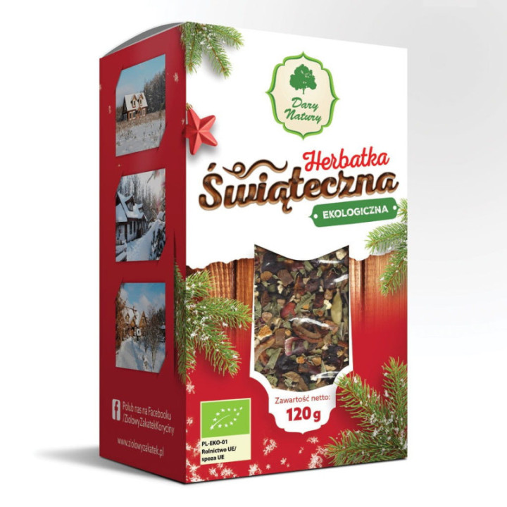Herbatka Świąteczna Christmas Tea EKO 120 g - Dary Natury