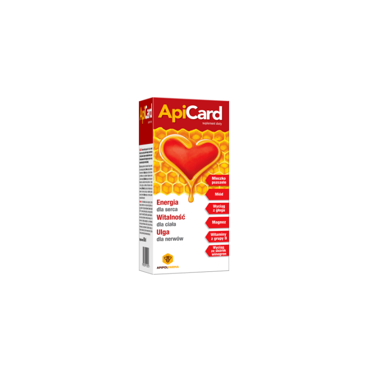 Apicard - syrop na zdrowe serce - Farmina 500 ml suplement diety
