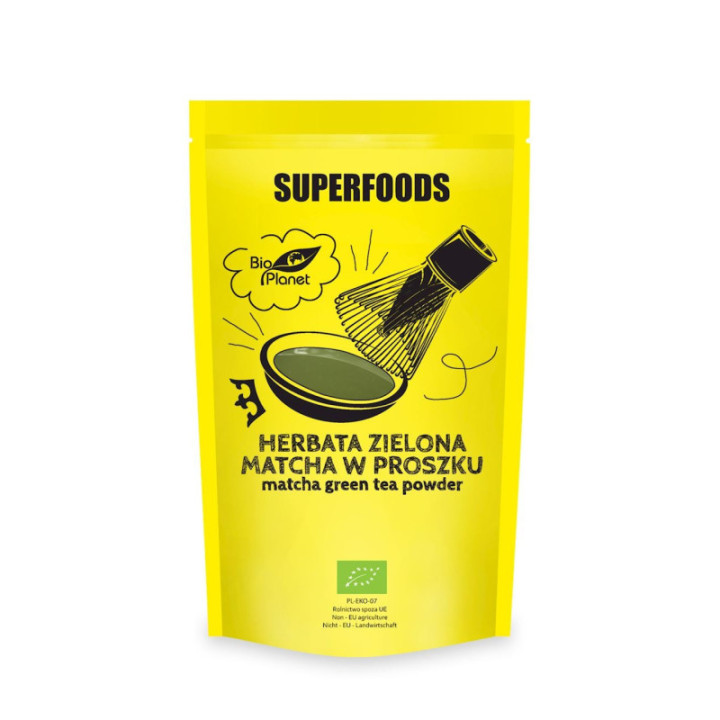 Matcha BIO zielona herbata w proszku 100 g BIO Planet