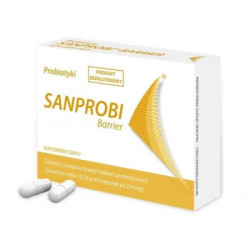 SANPROBI BARRIER probiotyk zestaw bakterii 40 kapsułek suplement diety