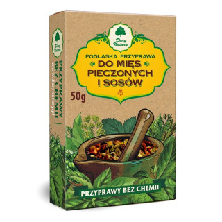 Podlaska przyprawa do MIĘS PIECZONYCH i SOSÓW Dary Natury 50 g