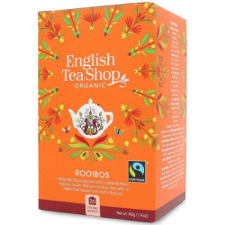 BIO herbata Rooibos Fair Trade English Tea Shop 20 torebek 40 g