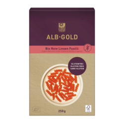 BIO Makaron z czerwonej soczewicy bezglutenowy (świderki) 300 g