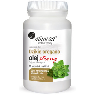 Olejek z Oregano Aliness 90 kapsułek wsparcie odporności