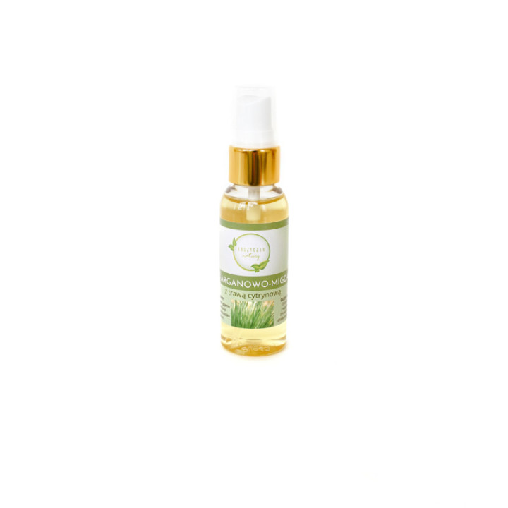 Olejek arganowo-migdałowy z trawą cytrynową 50 ml - Koszyczek natury