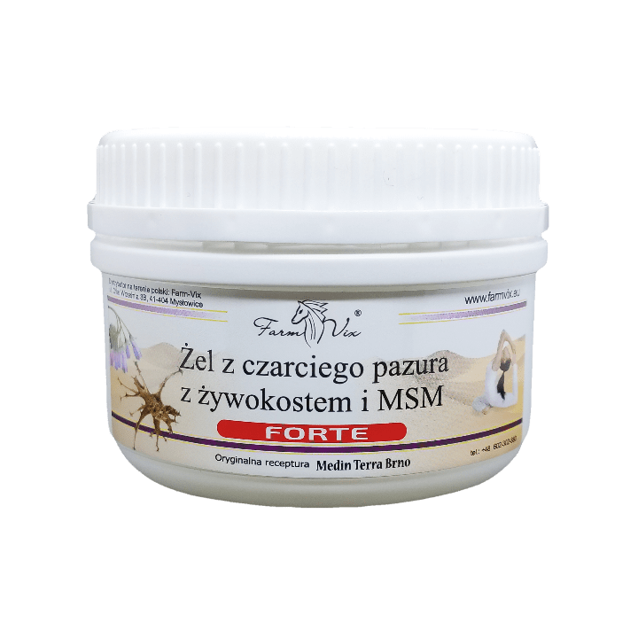 Żel Czarci Pazur z Żywokostem i MSM FORTE Farmvix 350 g