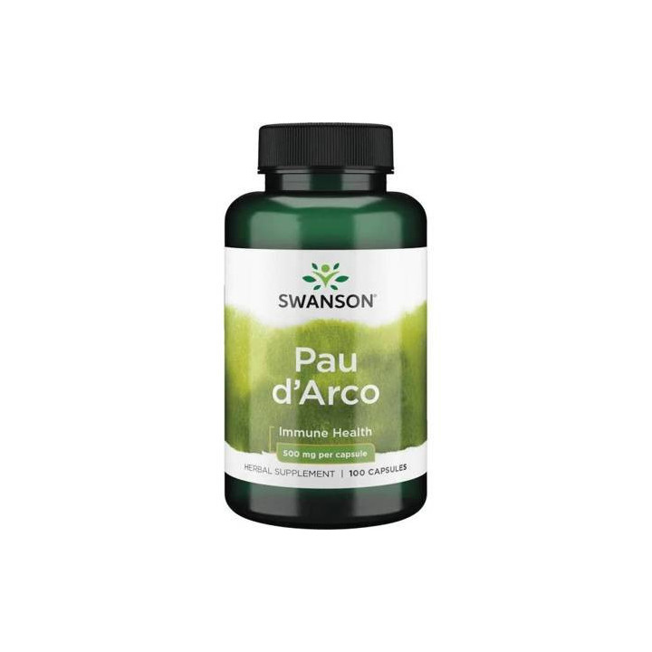 Pau D'arco - 500mg/100kapsułek suplement diety Swanson